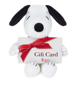 Hallmark Peanuts Snoopy Gift Card Holder ( Gift Card Not Included ) Plush New