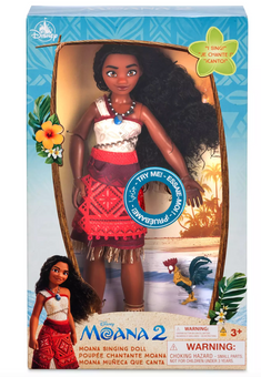 Disney Store Parks Moana Singing Doll Vaiana Moana 2 New with Box