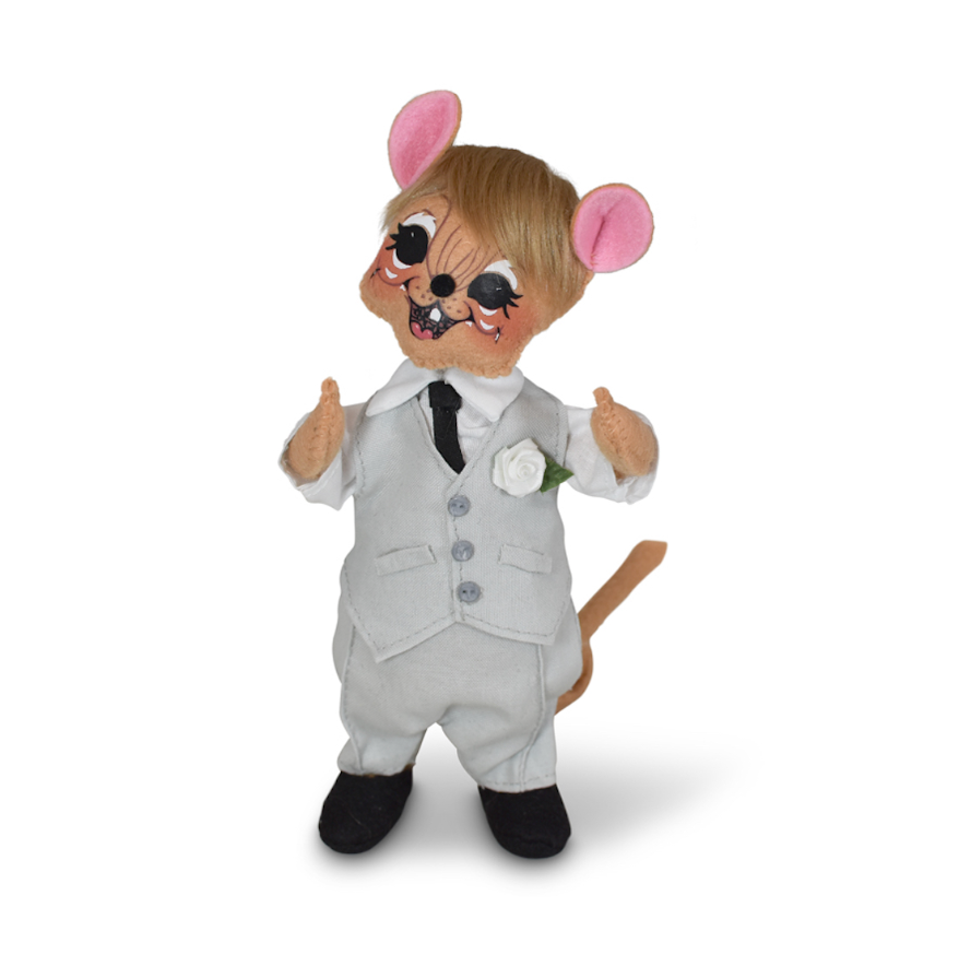Annalee Dolls 2022 Everyday 6in Groom Mouse Plush New with Tag