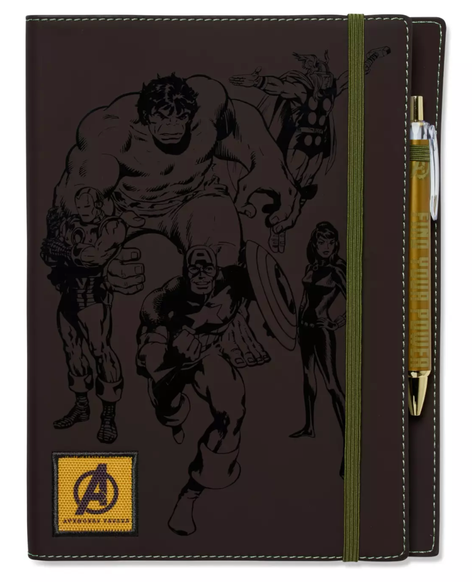 Disney Parks Marvel Avengers Journal Notebook With Pen New with Tag