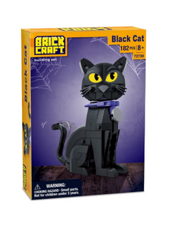 Brickcraft Halloween Black Cat Building Kit (182-Piece Set) Toy New With Tag