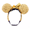 Disney Parks 100 Wish Sequined Adaptive Ear Headband for Adults New with Tag