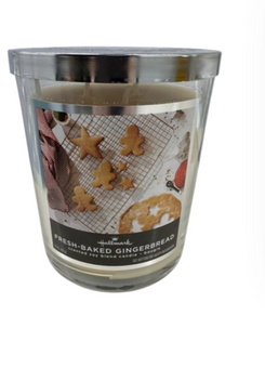 Hallmark Fresh Baked Gingerbread 3-Wick Jar Candle 16 oz New
