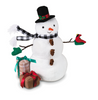 Hallmark Snowman and Gifts Mixed Materials Christmas Figurine Plush New with Tag