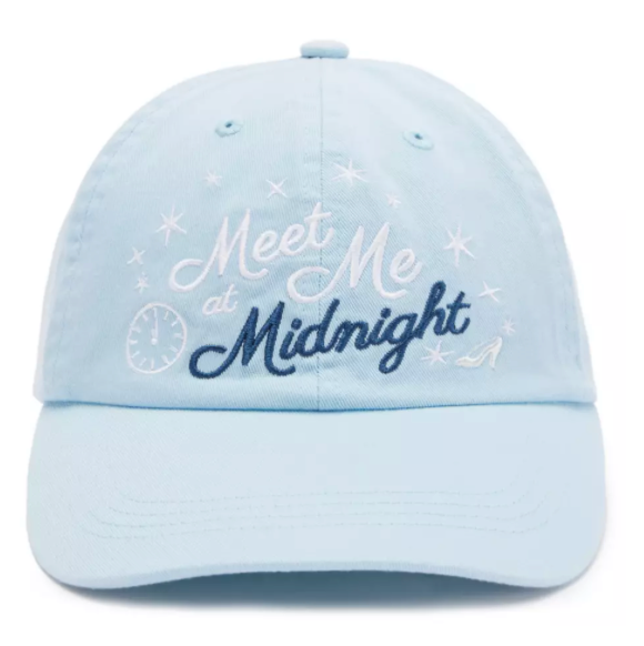 Disney Parks Meet Me at Midnight Cinderella Baseball Cap Hat Adults New With Tag