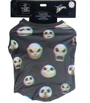 Disney Parks Jack Skellington Pet Tee Shirt Outfit Size M New with Tag