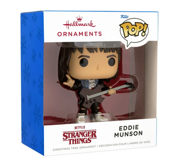 Hallmark Funko Pop Stranger Things Eddie Munson Christmas Ornament New with Box