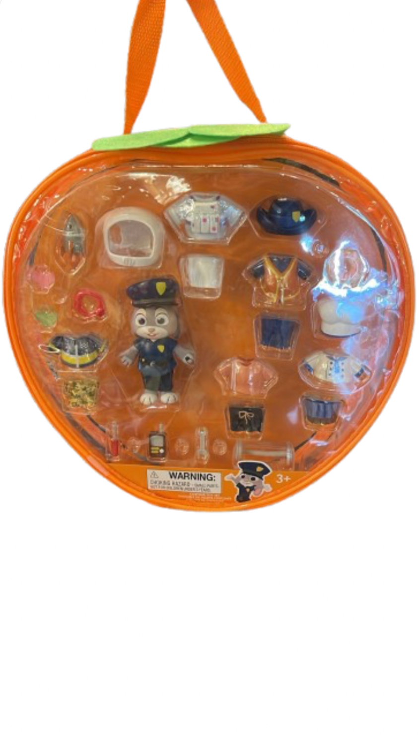 Disney Parks Zootopia Judy Hopps with Accessories Figurine Set New with Case