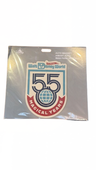 Disney Parks WDW 55th Anniversary Magical Years Florida Auto Magnet New