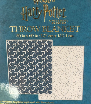 Universal Studios Harry Potter Waiting for My Letter Hedwig Blanket New W Tag
