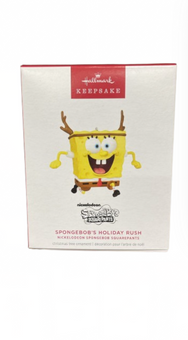 Hallmark 2024 Keepsake Nickelodeon SpongeBob Holiday Rush Christmas Ornament New