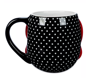 Disney Parks Minnie Mouse Bow Sculpted Coffee Mug New With Tag