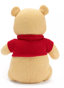 Disney Parks Winnie the Pooh Knit Limited Edition Plush – 12'' Toy New With Tag