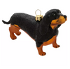 Robert Stanley Dachshund Dog Glass Christmas Ornament New with Tag