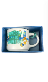 Starbucks Discovery Series Universal Epic Universe 2oz Espresso Cup Ornament New