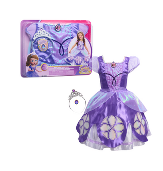 Disney Jr. Sofia First Royal Magic Dress-up Set Pretend Play Costume Toy New Tag