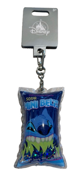 Disney Parks Food Miniature Keychain Stitch Sour Mini Belts New With Tag