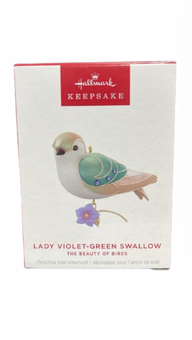 Hallmark 2024 Keepsake The Beauty of Birds Lady Violet-Green Limited Ornament New