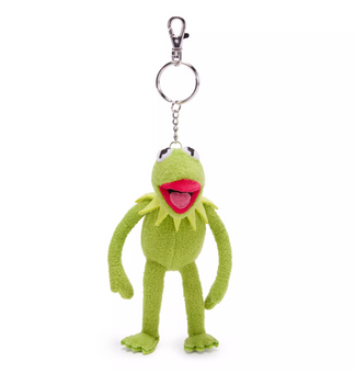 Disney Parks The Muppets Kermit the Frog Plush Keychain Bag Charm New with Tag