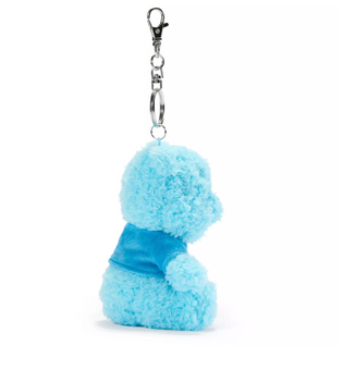 Disney D23 Winnie the Pooh Blue Plush Keychain Bag Charm New with Tag