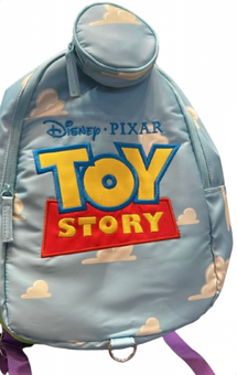 Disney Parks Pixar Toy Story Logo Clouds Backpack New With Tag