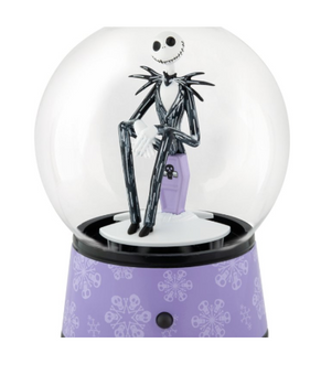Hallmark Jack Skellington Christmas Musical Globe Ornament New with Box