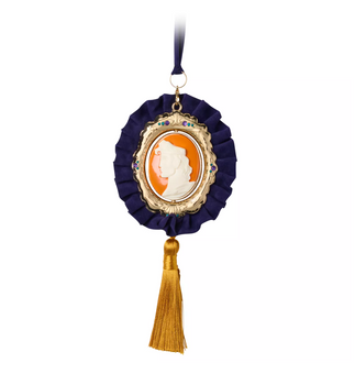 Disney Sketchbook Hercules and Megara Spinning Cameo Christmas Ornament New Tag