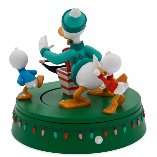 Disney Parks Donald Duck and Nephews Musical Holiday Figure New With Box