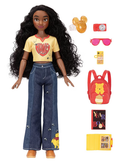 Disney ILY 4ever 12.5" Pooh Doll Black Hair/Brown Eyes Toy New With Box