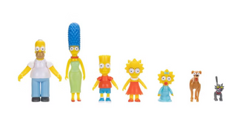 The Simpsons 2.5" Family Mini Figure Set - 7pk New With Tag