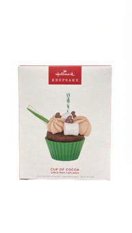 Hallmark 2024 Keepsake Christmas Cupcakes Cup of Cocoa Ornament New with Box