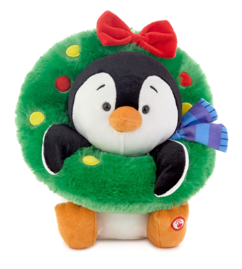 Hallmark Playful Penguins All Decked Out Musical Plush Penguin New with Tag
