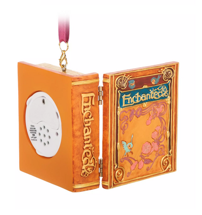 Disney Parks Enchanted Storybook Musical Sketchbook Christmas Ornament New w Tag