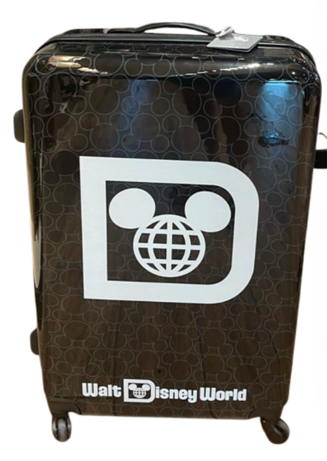 Disney Parks Walt Disney World Retro Hardcover Suitcase Luggage