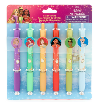 Disney Parks Disney Princess Pen Set of 6 New With Tag