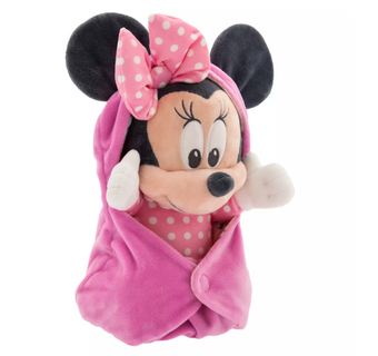 Disney Parks Babies Minnie Plush in Swaddle New With Tag