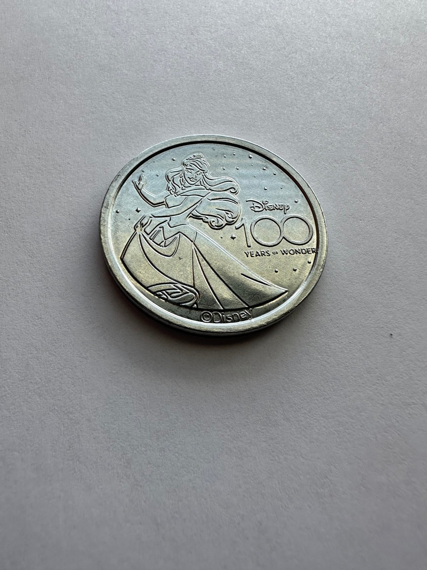 Disney 100 Years of Wonder Celebration Sleeping Beauty Aurora Coin Medallion New