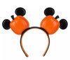 Disney Parks Halloween 2024 Mickey Mouse Jack-o'-Lantern Ear Headband New W Tag