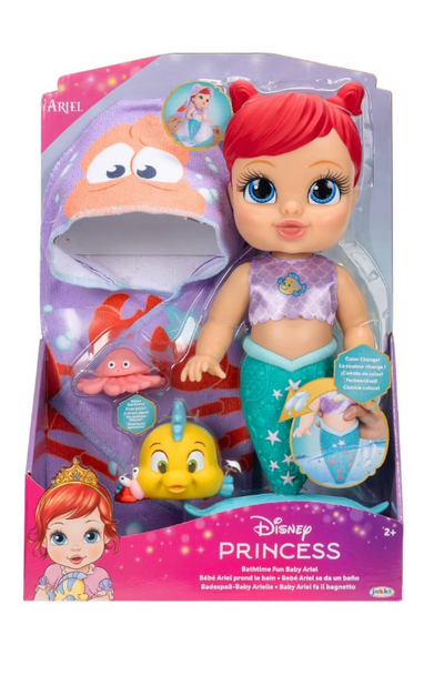 Disney Princess Ariel Baby Bath Doll Toy New With Tag