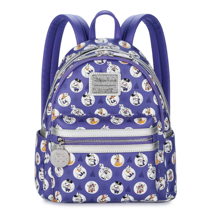 disney 100 loungefly mini backpack Japan The Disney100 Platinum Celebration Collection Store Taking the shape of the loveable alien Experiment 626 Loungefly Disney100 Mickey Mouse Platinum