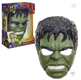 Disney Spiderman Savage Hulk Talk’n Electronic Mask Toy New With Tag