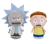 Hallmark itty bittys Rick and Morty Plush, Set of 2 New With Tag