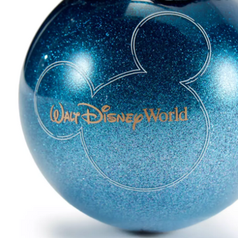 Disney Parks Cinderella Castle Glass Ball Christmas Ornament New With Tag