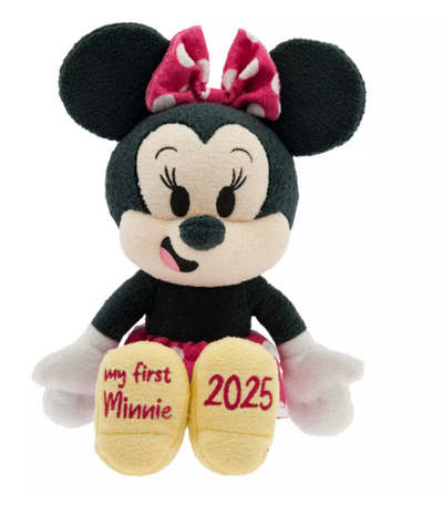Disney Parks Minnie Mouse ''My First Minnie 2025'' Plush Small 13' New With Tag