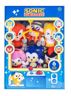 Sonic the Hedgehog 3.5" Mini Plush Crane Game Toy New With Tag