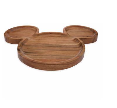 Disney Parks Homestead Mickey Icon Wood Serving Tray New