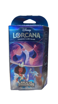Disney Lorcana TCG Rise of the Floodborn Starter Deck Amethyst and Steel New
