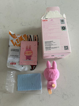 Pop Mart Labubu The Monsters Lazy Yoga Sweating Figure USA SELLER New w Box