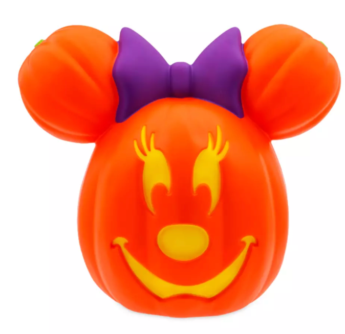 Disney Parks Minnie Mouse Light-Up Jack-o'-Lantern New With Tag