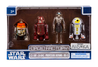Disney Parks Star Wars: Ahsoka Droid Action Figure Set New With Box